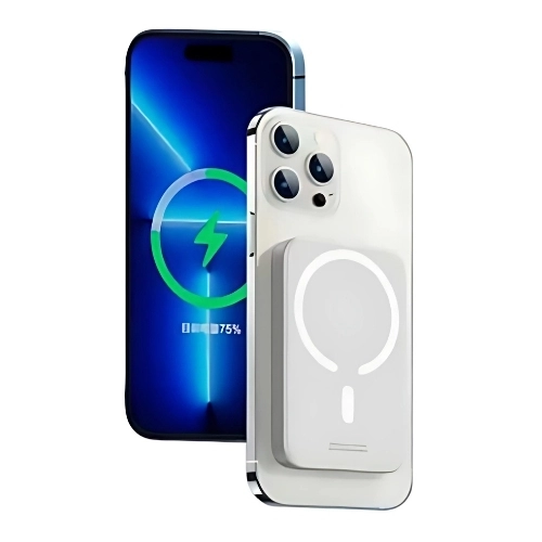 Carregador Portátil 5000Mah Sem fio Bateria Carga - imagem 2