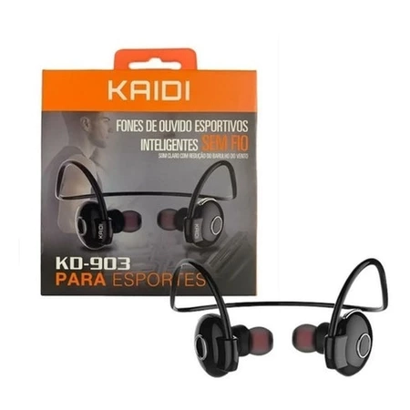 Fone De Ouvido Kaidi Bluetooth Esportivo Inteligente Kd903 - 2