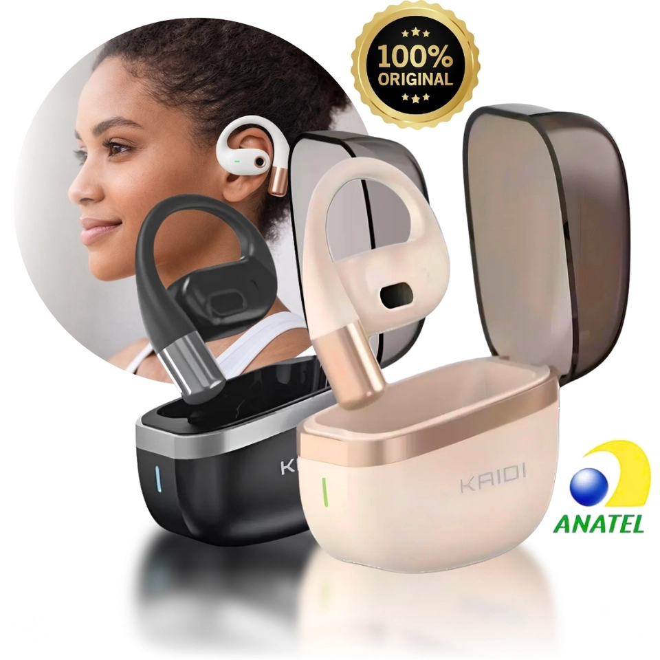 Fone de Ouvido Sem fio Bluetooth TWS Bateria de Longa Duração Kaidi KD-794 - 1