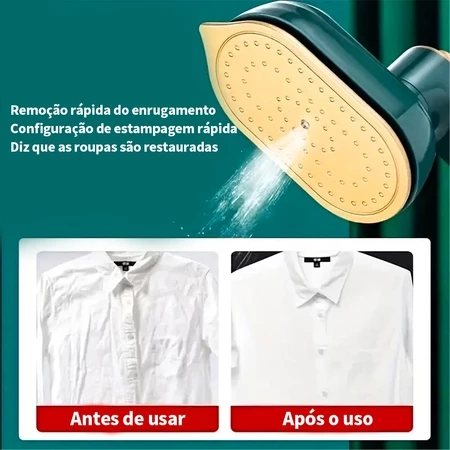 Mini Ferro De Passar Roupas Para Viagem Elétrico Portátil Pequeno Bivolt 110v e 220v - 5