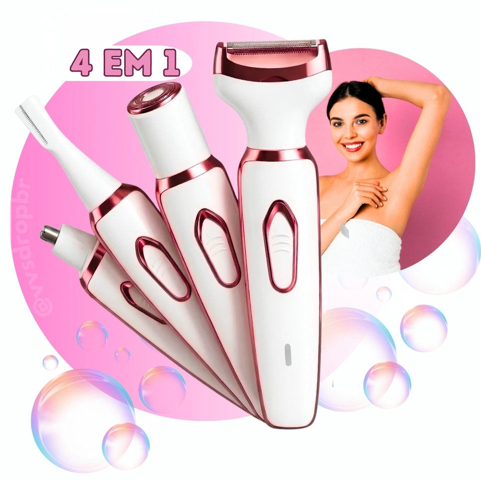 Depilador elétrico feminino 4 em 1 depilador a laser depilador de nariz laser depilação tira pelo caneta depiladora modelo 2026 - imagem 1