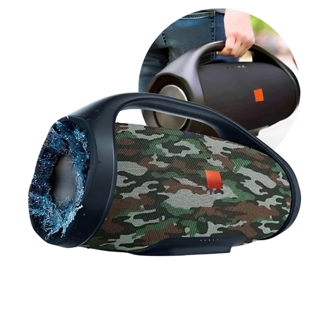 Caixa de Som Bombox 2 Grande 35/22CM Gigante Alto Falante Portátil Bluetooth - 1