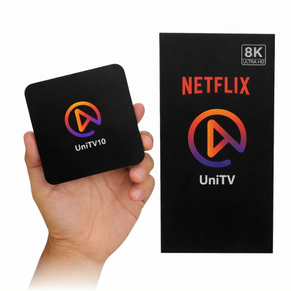 UniTV 10 Box 8K Ultra HD com Netflix | Streaming Rápido, Compacto e Poderoso - 1