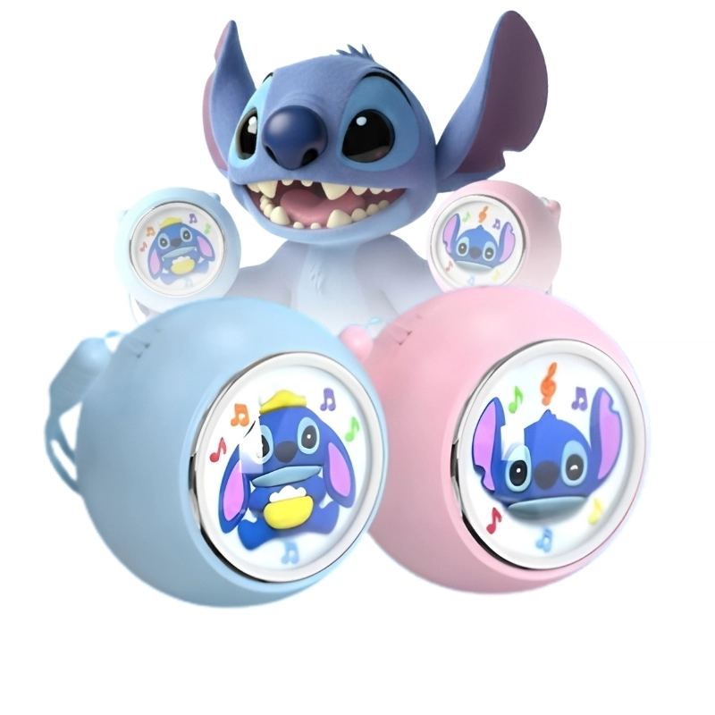 Mini Caixa de Som Stitch Bluetooth Som Alto, Luz LED e Design Exclusivo – Fofa e Potente! - imagem 1