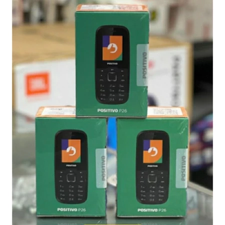 Celular Simples Posiitivo P26 3g Dual Chip Radio Mp3 Cor Preto - 2