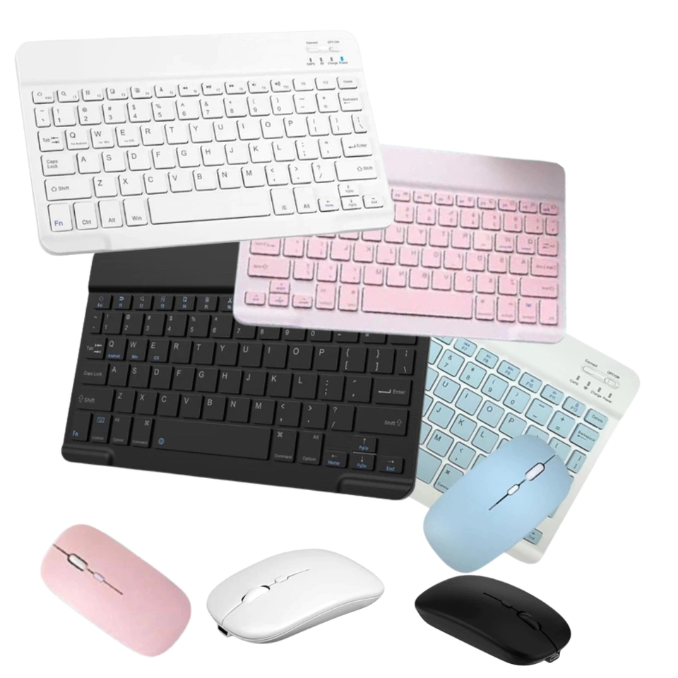 Mini Teclado Sem Fio De 10 Polegadas bluetooth Ultrafino Recarregável Para Computador/Telefone/Tablet/Notebook - imagem 1