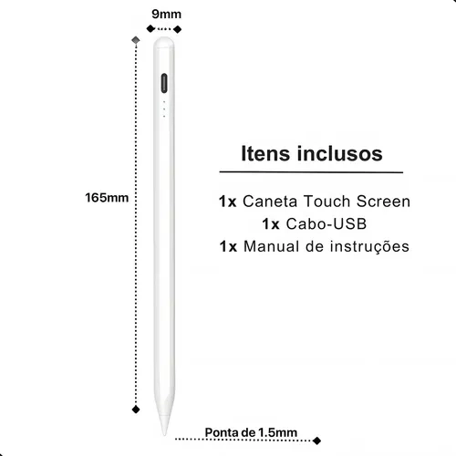 Caneta Touchscreen Stylus Universal Para Celular E Tablet - 6