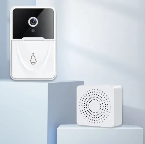 Campainha Inteligente Interfone Câmera Áudio Wi-fi Protetora - 4
