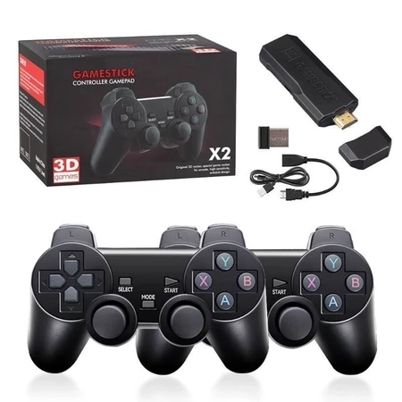 Game Stick Gd10 37000mil Jogos 64gb 2 Controles Sem Fio-Pronto De Entrega Retro Para PSP PS1 GBA - 1