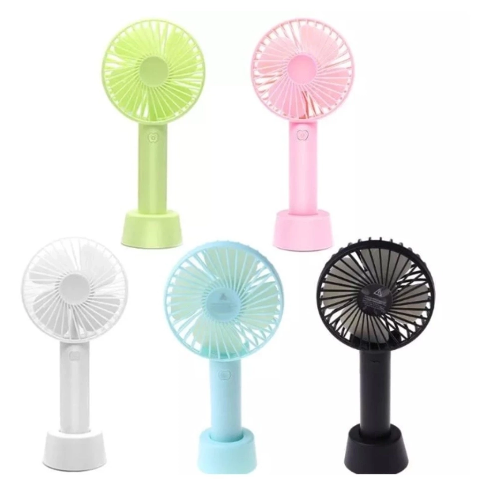 Ventilador Portátil Mini De Mão Mesa Recarregavel Usb Led - imagem 1