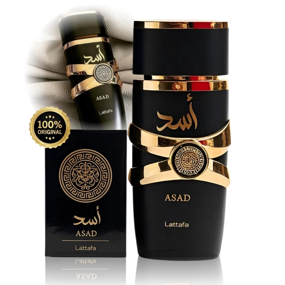 Perfume Lattafa Asad Eau de Parfum Masculino Original - 100ML - imagem 1