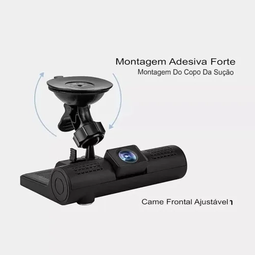 Câmera DVR de carro WDR / Full HD / 1080P / 5MP / 5V / 4 polegadas / 170º / Sensor / Microfone / Gravador de direção - 4