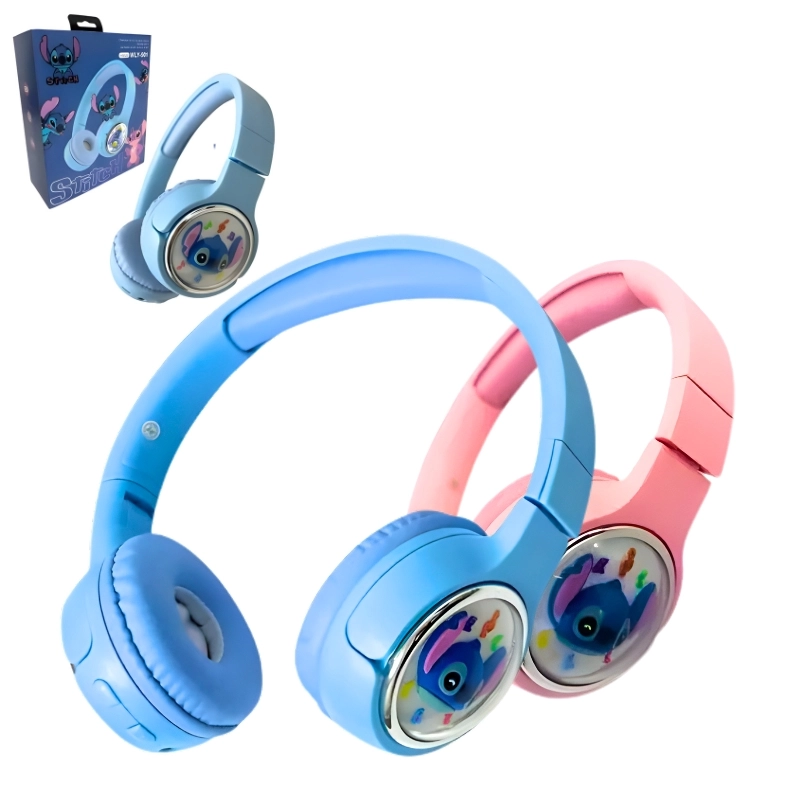 Fone De Ouvido Infantil Stitch - Perfeito Para Crianças - 7