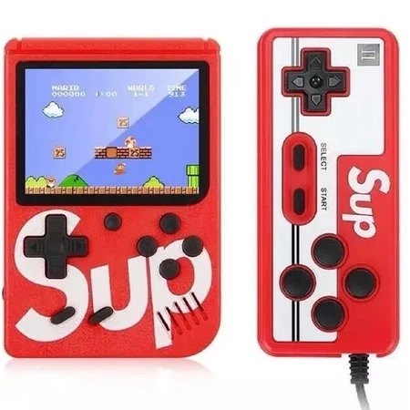 Mini Video Game Portátil Sup C/ 400 jogos + 1 Controle para 2 jogadores Console - 4