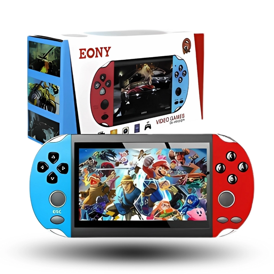 Videogame Portatil Tela 4.8 +10000 Jogos Retro 16GB, Console de Mão Memoria Expansivel - 1