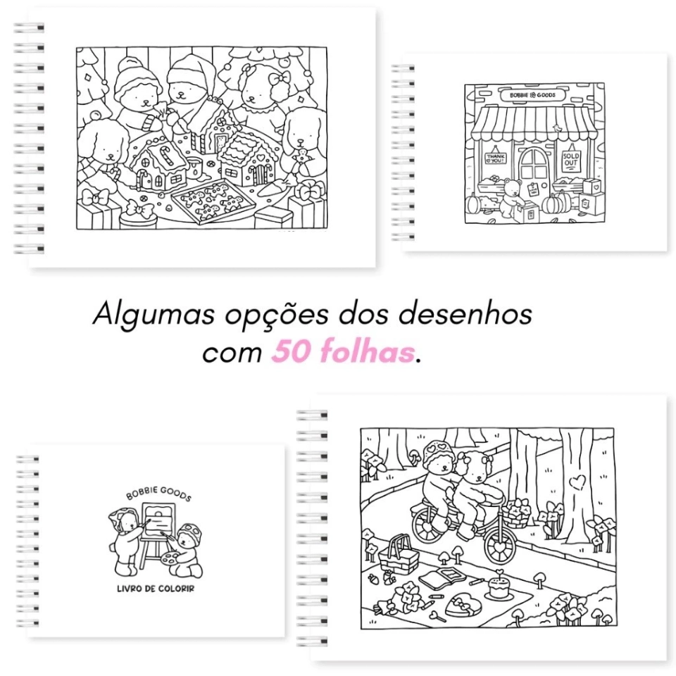 Kit Livro 36 Canetinhas Para Colorir Com Ponta Dupla Capa Dura - 4
