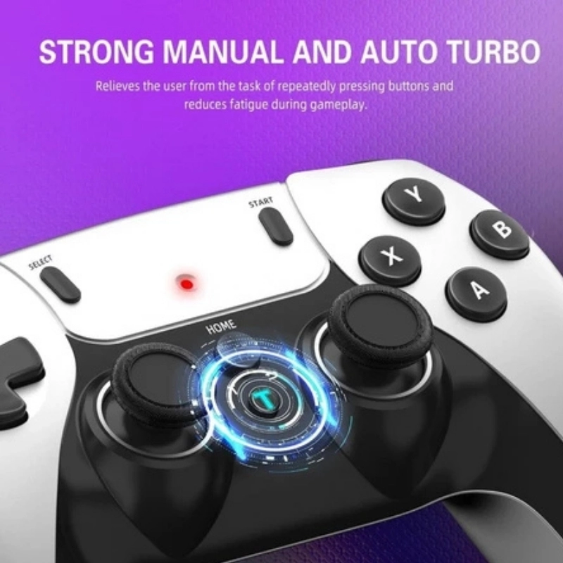 GameStick Retrô M15 PRO 4K Lançamento 64GB 20 mil Jogos Retrô Clássicos 2 Controles Sem Fio - 7
