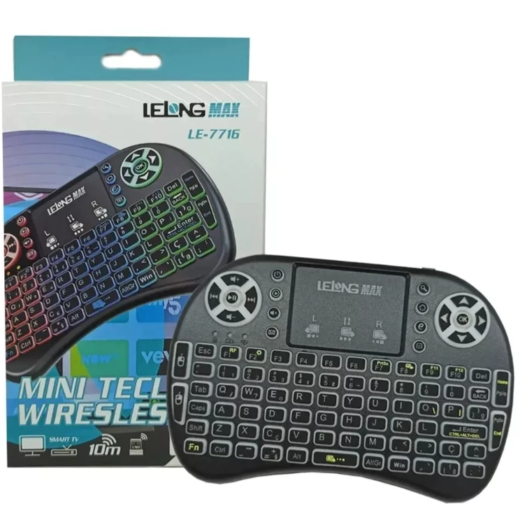 Mini Teclado Com Iluminação Para Smart Tv, Tablet, Xbox360/Ps3 MINI KEY - 1