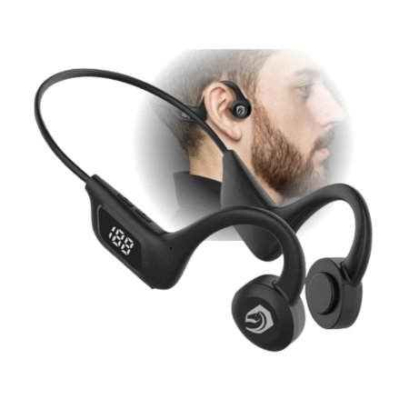 H'maston F921 Fone Ouvido De Condução Aérea Esportivo Bluetooth V5.2 Neckband Earflex - 1