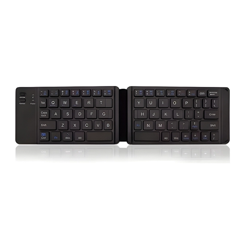  Mini teclado Sem Fio Bluetooth Universal Dobrável Portátil H'maston JP106 - 7