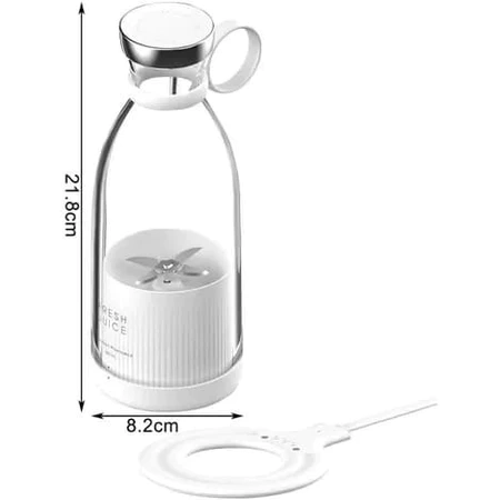 Garrafa Mini Liquidificador Elétrico Portátil Recarregável - 6