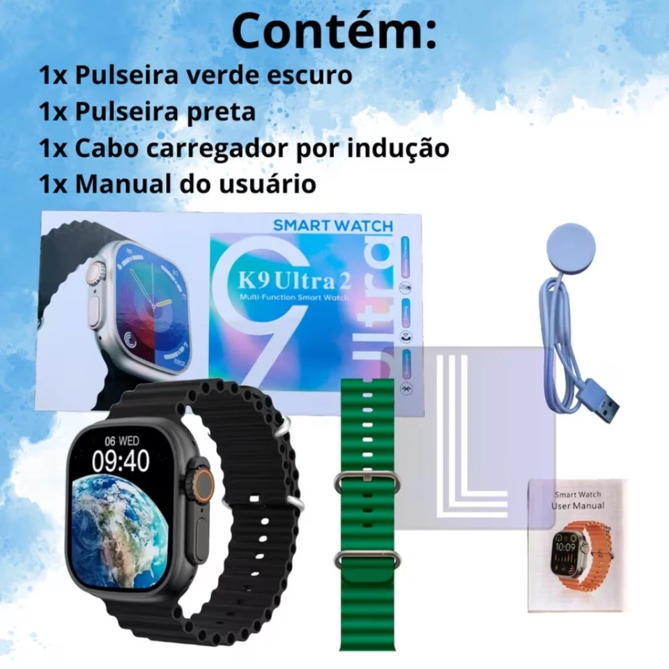 Rélogio Inteligente Smartwach K9 Ultra 2 49mm 2024 Serie 10 - 3