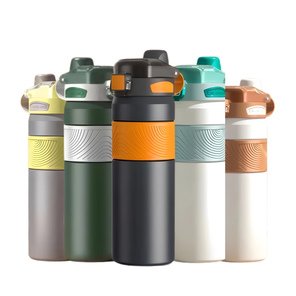 Garrafa térmica de aço inoxidável 800ml, boca larga de grande capacidade - 6
