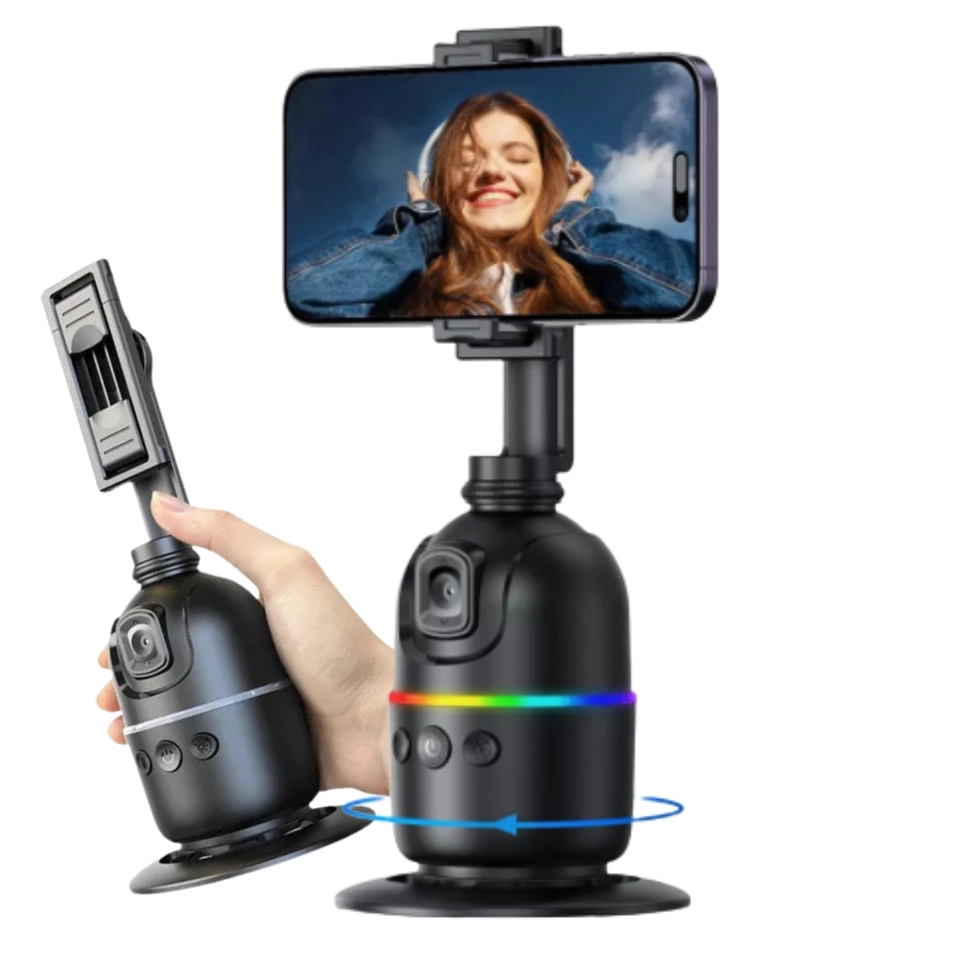 Gimbal Suporte Celular 360 Reconhecimento Facial Lançamento - 1