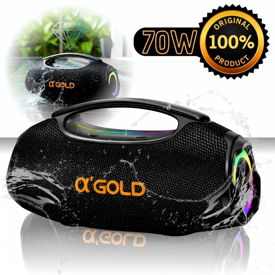 Caixa De Som Bluetooth 70w Rms Som Alto E Graves Potentes TWS IPX6 Aprova d'água - imagem 1