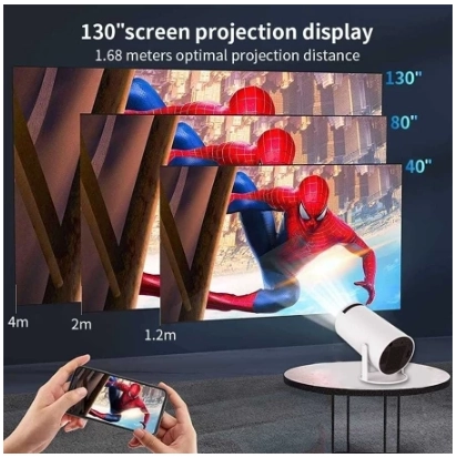 Projetor 4K HD 150 Polegadas Celular, Tv B0x, Xbox, PS, Pc, Wifi HY300 Magcubic Envio Imediato - 2