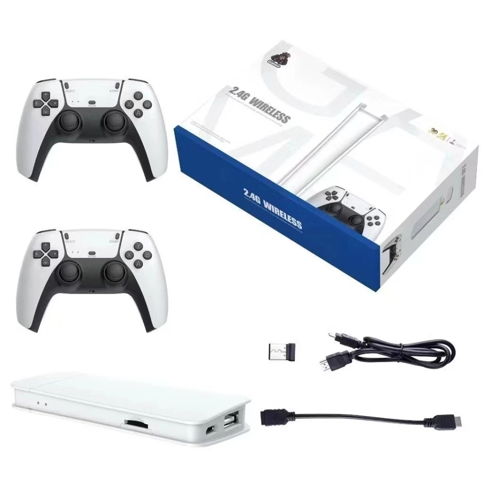 GameStick Retrô M15 PRO 4K Lançamento 64GB 20 mil Jogos Retrô Clássicos 2 Controles Sem Fio - 2