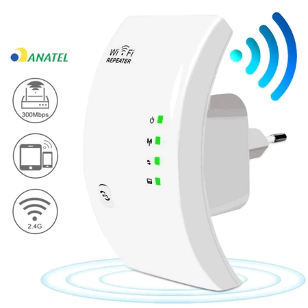 Repetidor Amplificador De Sinal Wifi 600/mbps Ultra Rápido sinal forte - 1