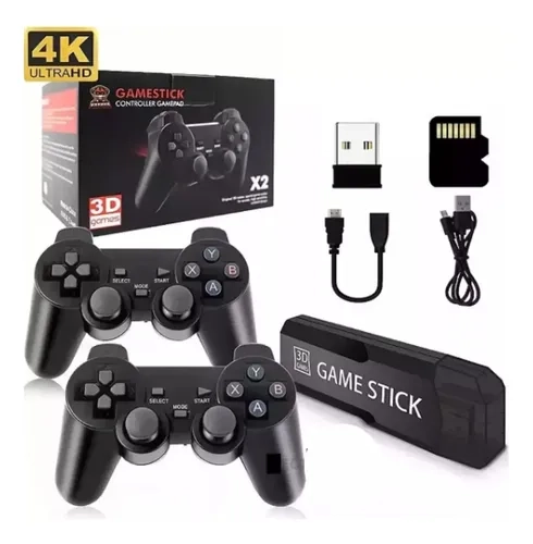 Game Stick Gd10 37000mil Jogos 64gb 2 Controles Sem Fio-Pronto De Entrega Retro Para PSP PS1 GBA - 5