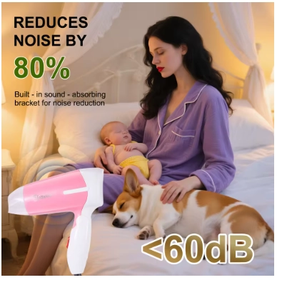 Secador de Cabelo Portátil 110V PROBabylisscoco PRO-881 – Mini Dobrável, 1500W, Leve e Compacto para Viagem - 6