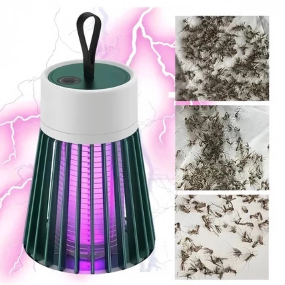 Lâmpada Elétrica Mata-Mosquitos Com Luz UV Usb Armadilha Para Insetos - 2