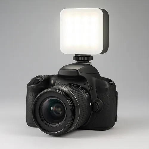 Luz De Led Rgb Preenchimento Para Vídeo + Foto Recarregável Preto Rgb - 4