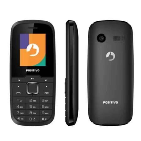Celular Simples Posiitivo P26 3g Dual Chip Radio Mp3 Cor Preto - 3