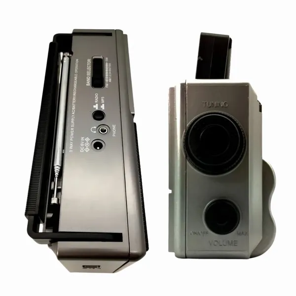 Rádio Retrô Portátil Am/fm/usb/sd Fone Ouvido Le-604 Lelong - imagem 3