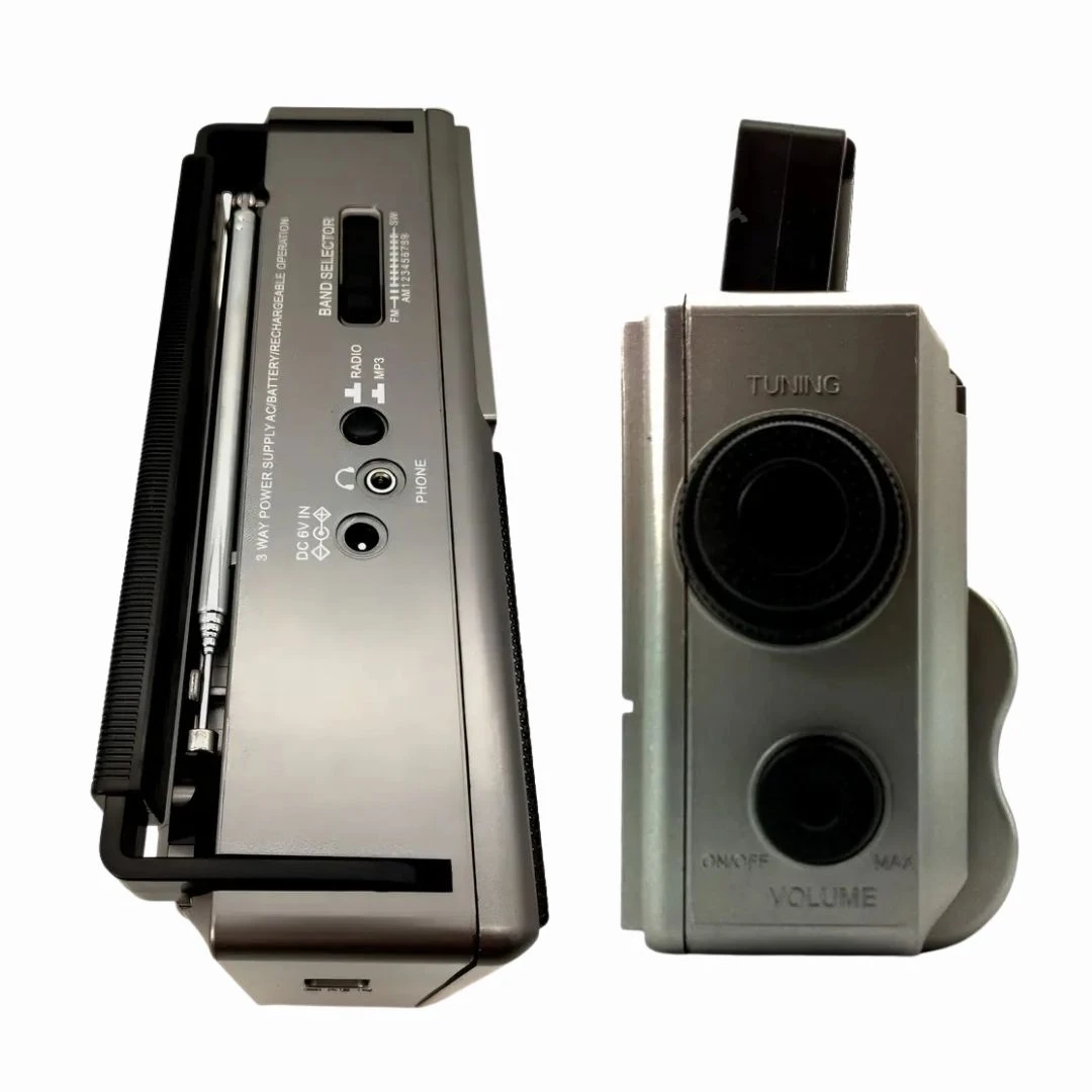 Rádio Retrô Portátil Am/fm/usb/sd Fone Ouvido Le-604 Lelong - 3