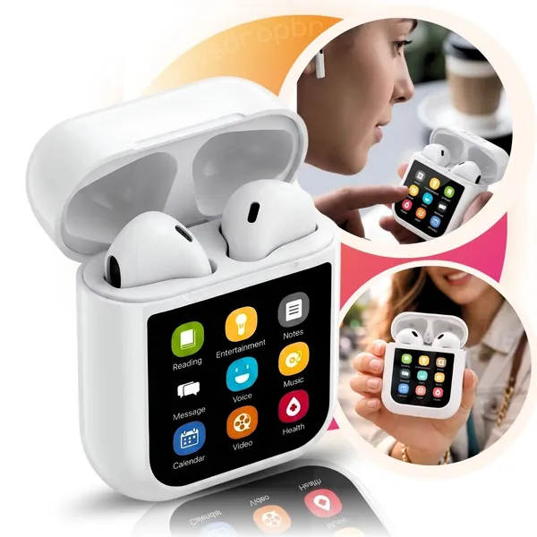 Fone Bluetooth Com Display Digital Touch Tela Sensível J60 MAX - imagem 1