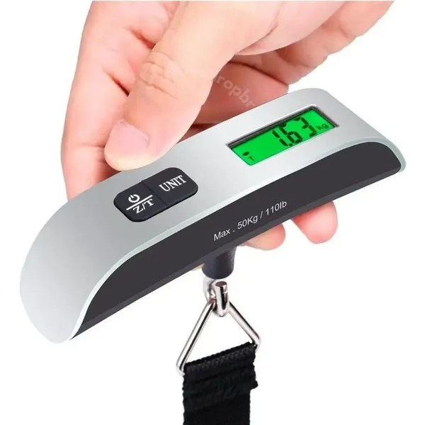 Balança Digital Portátil Para Pesar Mala De Viagem 50kg - imagem 2
