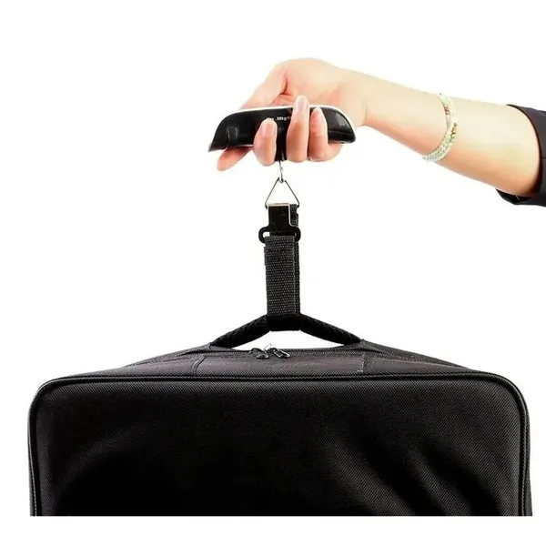 Balança Digital Portátil Para Pesar Mala De Viagem 50kg - imagem 5