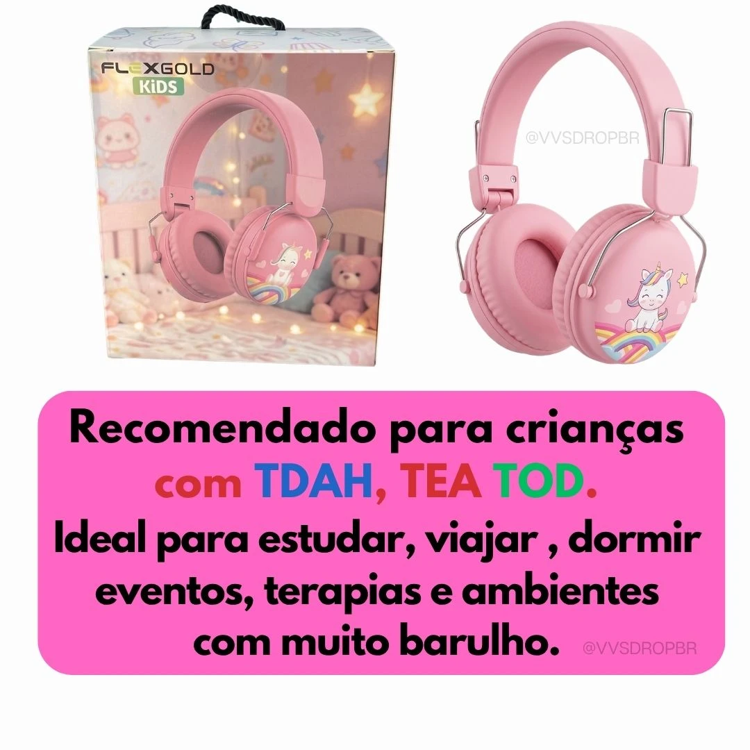 abafador de ruídos para autista fones de ouvido com cancelamento de ruído para crianças para estudar e dormir - 3
