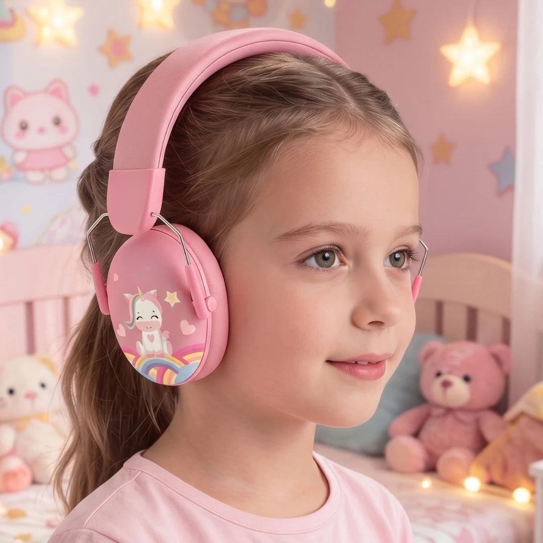 abafador de ruídos para autista fones de ouvido com cancelamento de ruído para crianças para estudar e dormir - 2