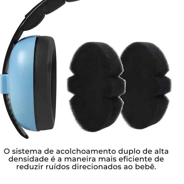 Abafador Ruido Infantil Anti Barulho Autismo Tea Tdah Ajusta - imagem 4