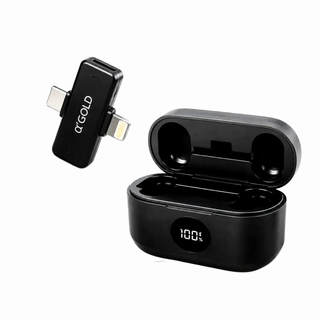 Microfone Lapela A'gold Mcf-38a Sem Fio Duplo iPhone Android - 9