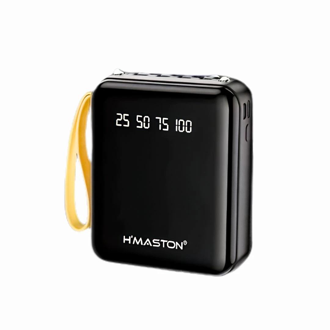 H'maston YD67 Carregador Power Bank Portátil 4 Cabos 10000mAh com indicador LED inteligente - 4