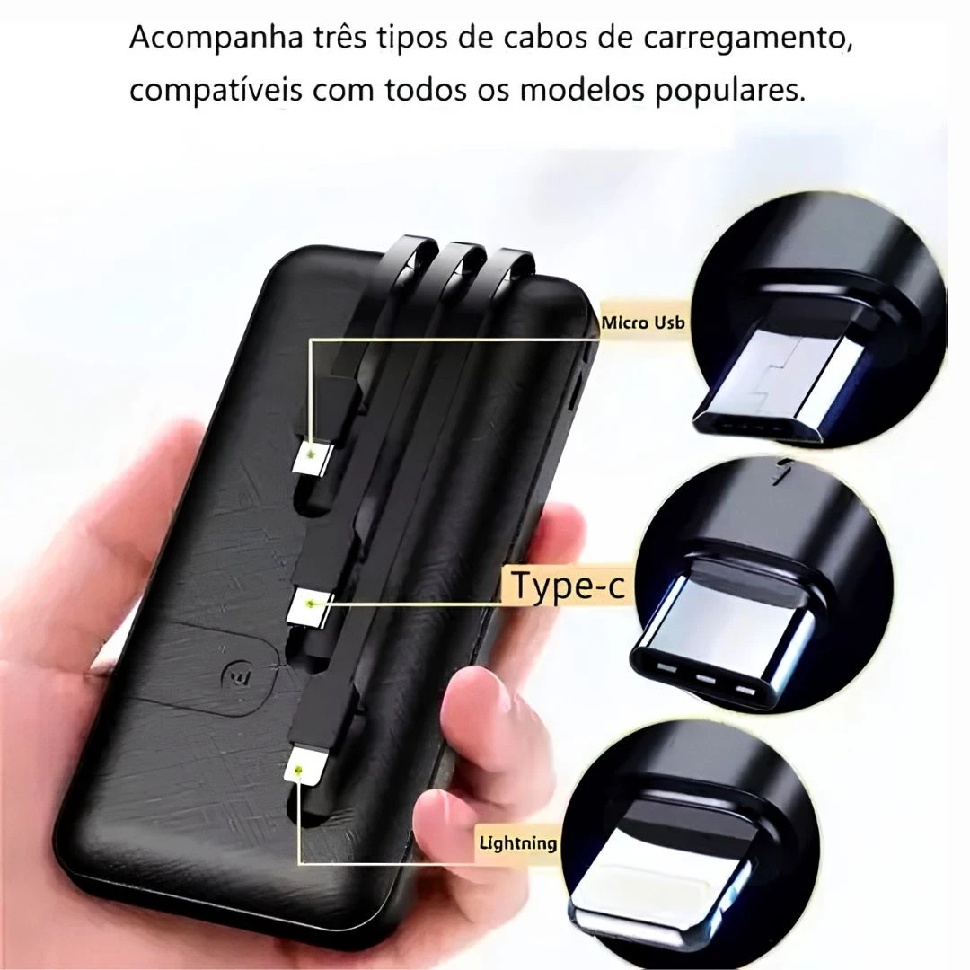 Carregador Portátil Power Bank 10000mah E'spada Bte-28e - 5
