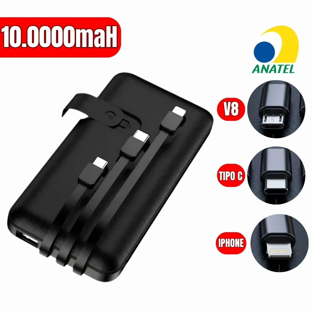 Carregador Portátil Power Bank 10000mah E'spada Bte-28e - 3