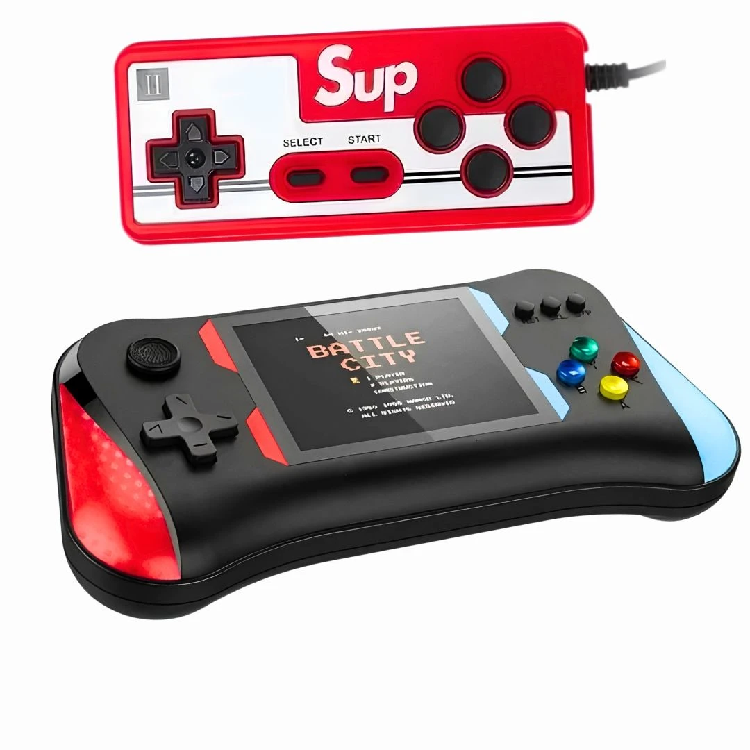 Mini Game Portátil Com Controle  - Edição Especial Retro Tela Hd 3.5 500 Jogos - 6